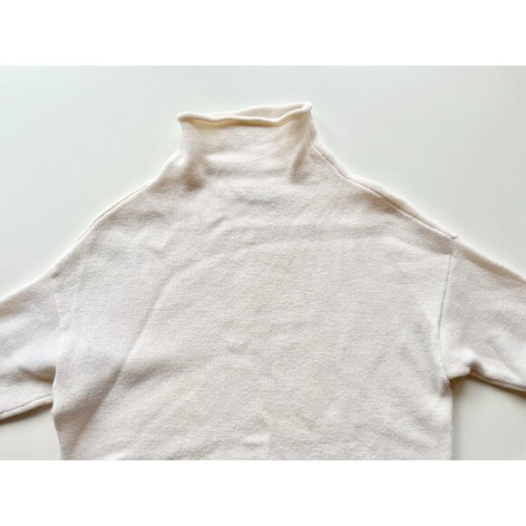 Aritzia WILFRED Cyprie Oak Merino Wool Dolman Mock Neck Sweater, Size XS - Picture 6 of 16